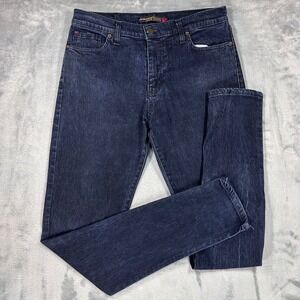 Vitamina Jeans Deluxe Edition Made in Italy Dark Wash Straight Leg Jeans Size 44